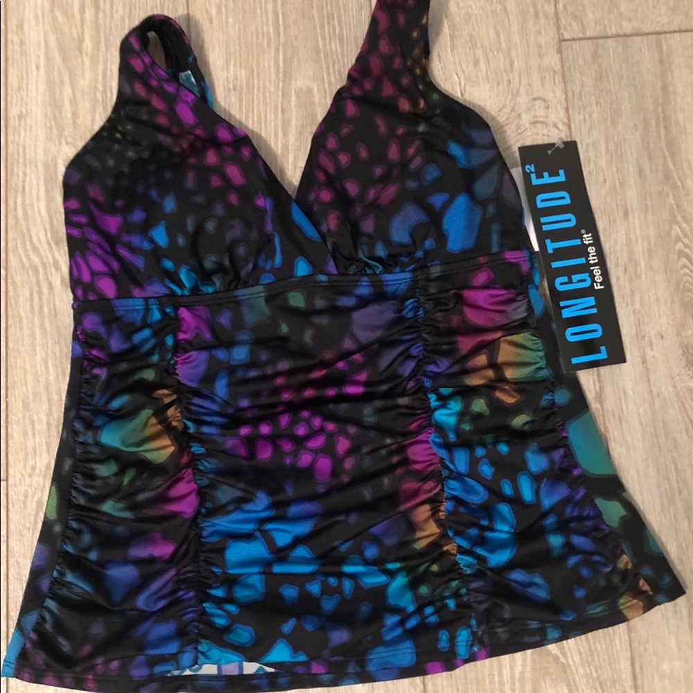 Multi colored bathing suit